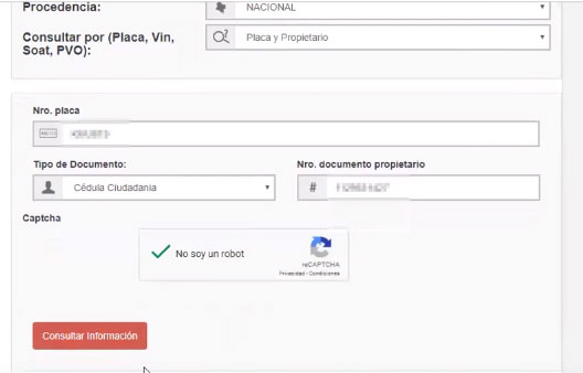 consultar runt por placa