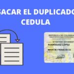 COMO SACAR EL DUPLICADO DE LA CEDULA