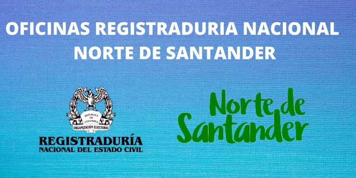 OFICINAS REGISTRADURIA NACIONAL NORTE DE SANTANDER