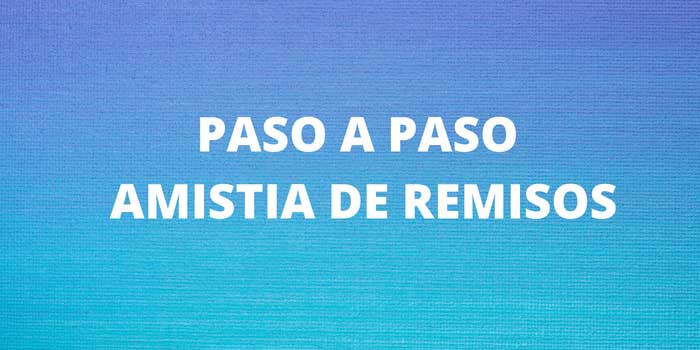 PASO A PASO AMNISTIA DE REMISOS