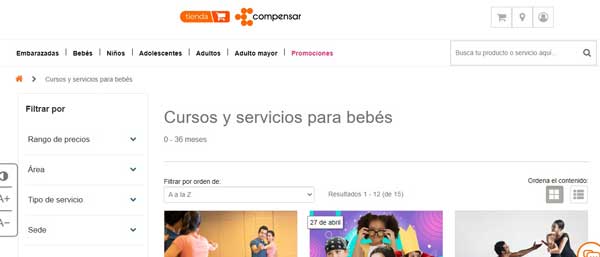 CATEGORIA BEBES TIENDA COMPENSAR