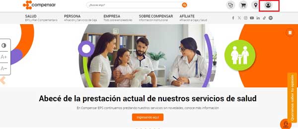 TRANSACCIONES EN LINEA CITAS COMPENSAR