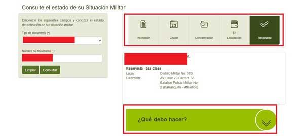VER ESTADO SITUACION MILITAR