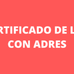 EL CERTIFICADO DE LA EPS CON ADRES