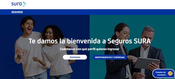 INGRESO PERFIL SURA PAGO EXPRESS