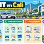 Infografía sobre consultas del RUNT, Secretaría de Movilidad de Cali, Servicios de Tránsito y SIMIT